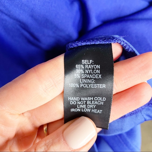 Lulu's About a Twirl Royal Blue Strapless Skater Mini Dress Size Medium - Picture 7 of 8